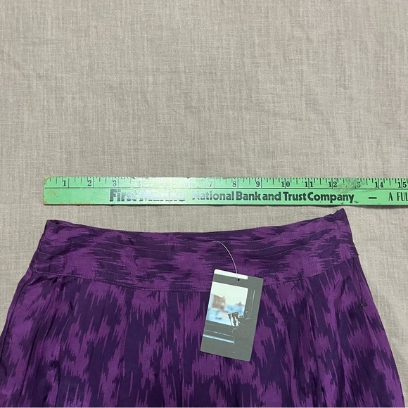 Kimchi Blue Purple Pleated A-Line Mini Skirt Urban Outfitters Romantic femme - Picture 8 of 8